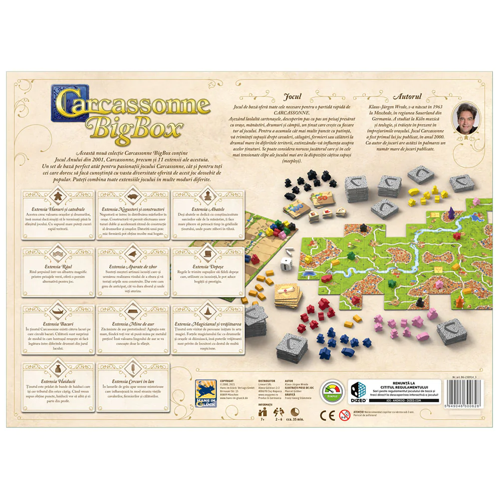 Joc - Carcassonne Big Box | Oxygame - 1