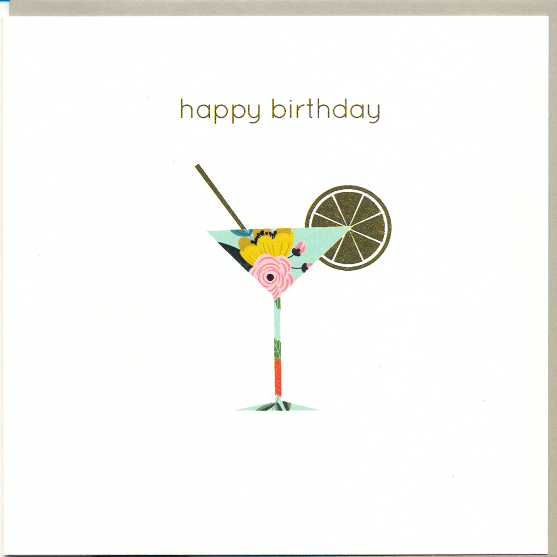 Felicitare - Happy Birthday Cocktail | Soul UK