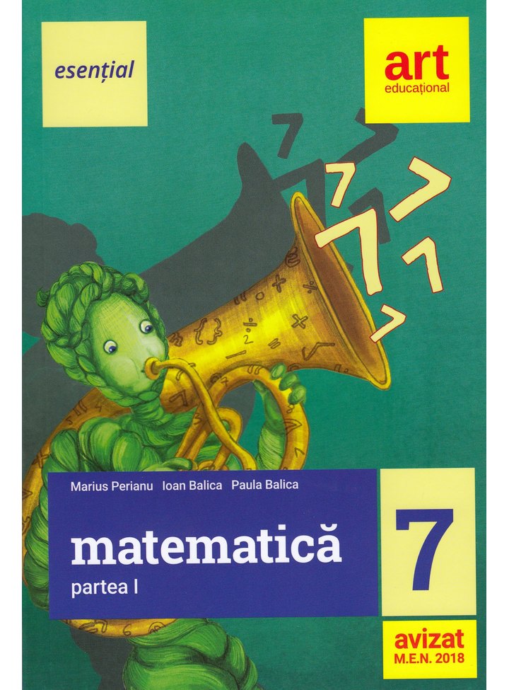 Matematica pentru clasa a VII-a. Semestrul al II-lea | Marius Perianu, Ioan Balica, Paula Balica ART educational imagine 2022