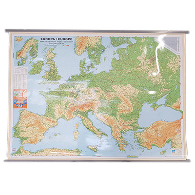 Harta fizica a Europei |