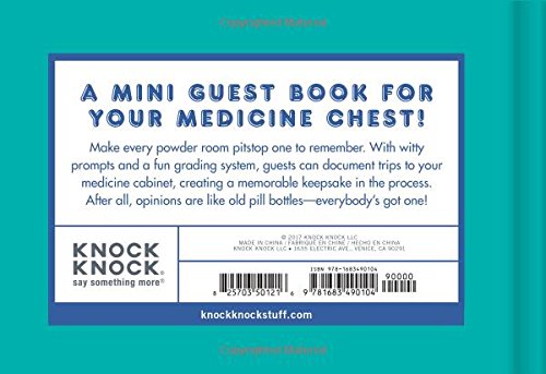 Knock Knock - Medicine Cabinet Mini Guest Book | Knock Knock