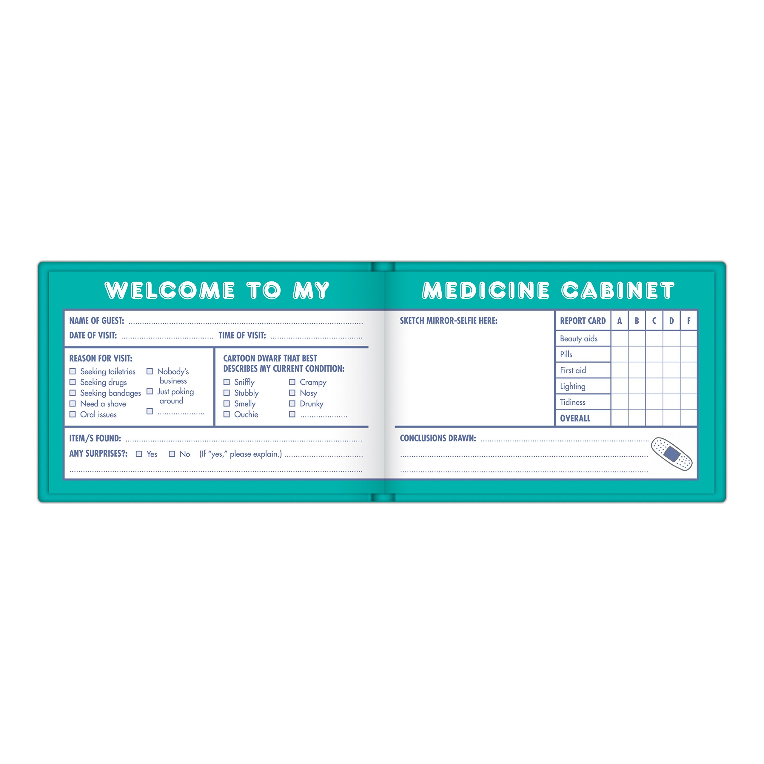 Knock Knock - Medicine Cabinet Mini Guest Book | Knock Knock - 1 | YEO