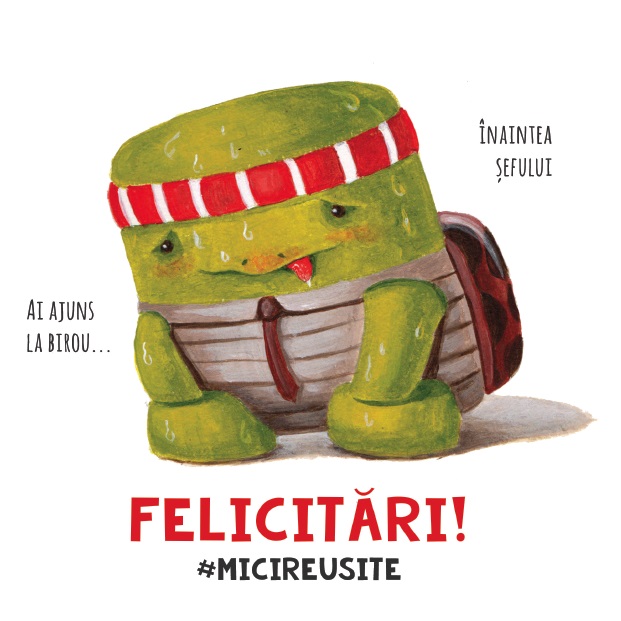 Mini-felicitare - Mici reusite - Testoasa | ROD