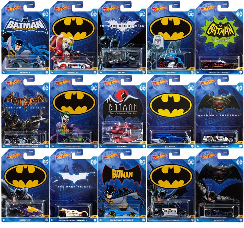 Masinuta - Hot Wheels - Batman - Mai multe modele | Mattel - 1