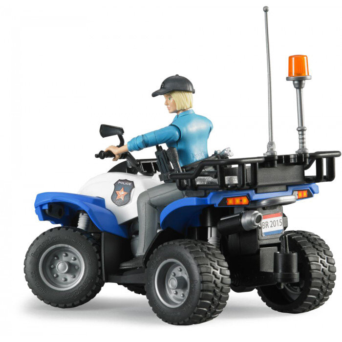 Masinuta - ATV de Politie cu figurina | Bruder - 1
