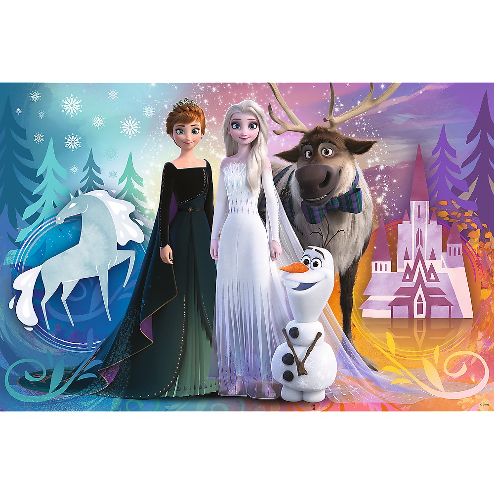 Puzzle - Primo Super Maxi - Disney, Frozen 2 - Regatul Inghetat | Trefl - 2