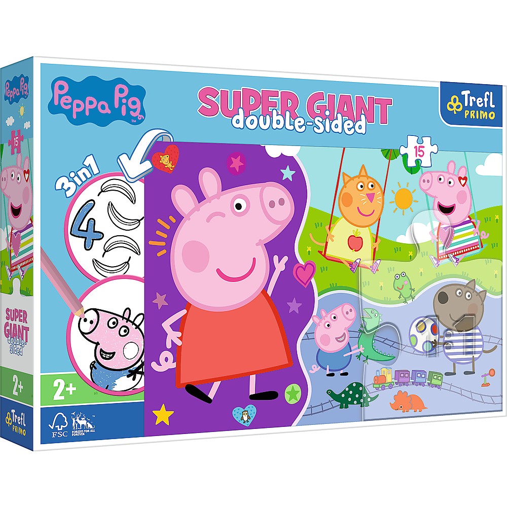 Puzzle - Primo Super Giant - Peppa Pig | Trefl