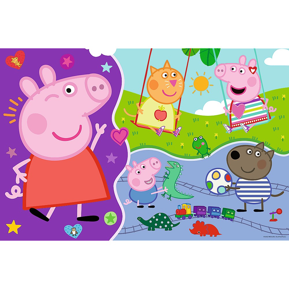 Puzzle - Primo Super Giant - Peppa Pig | Trefl - 3