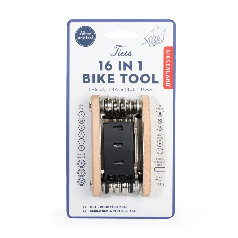 Unealta pentru bicicleta - 16 In 1 Bike Tool | Kikkerland - 1 | YEO