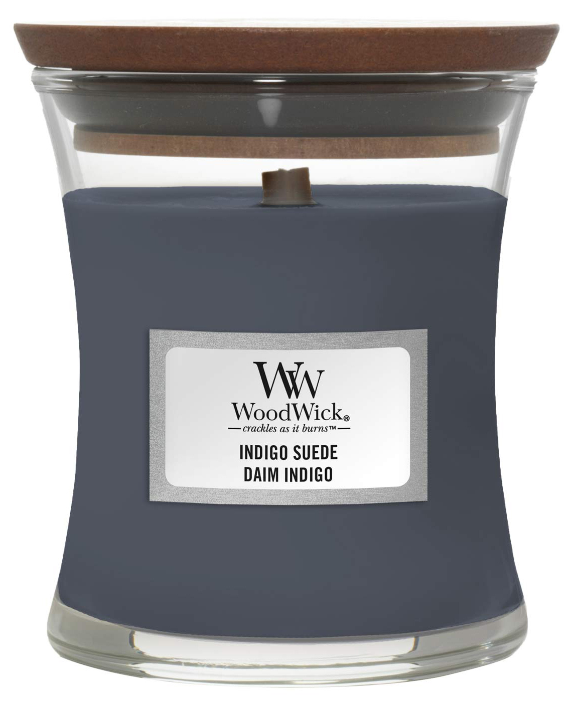 Lumanare parfumata - Mini Jar - Indigo Suede | WoodWick - 2 | YEO