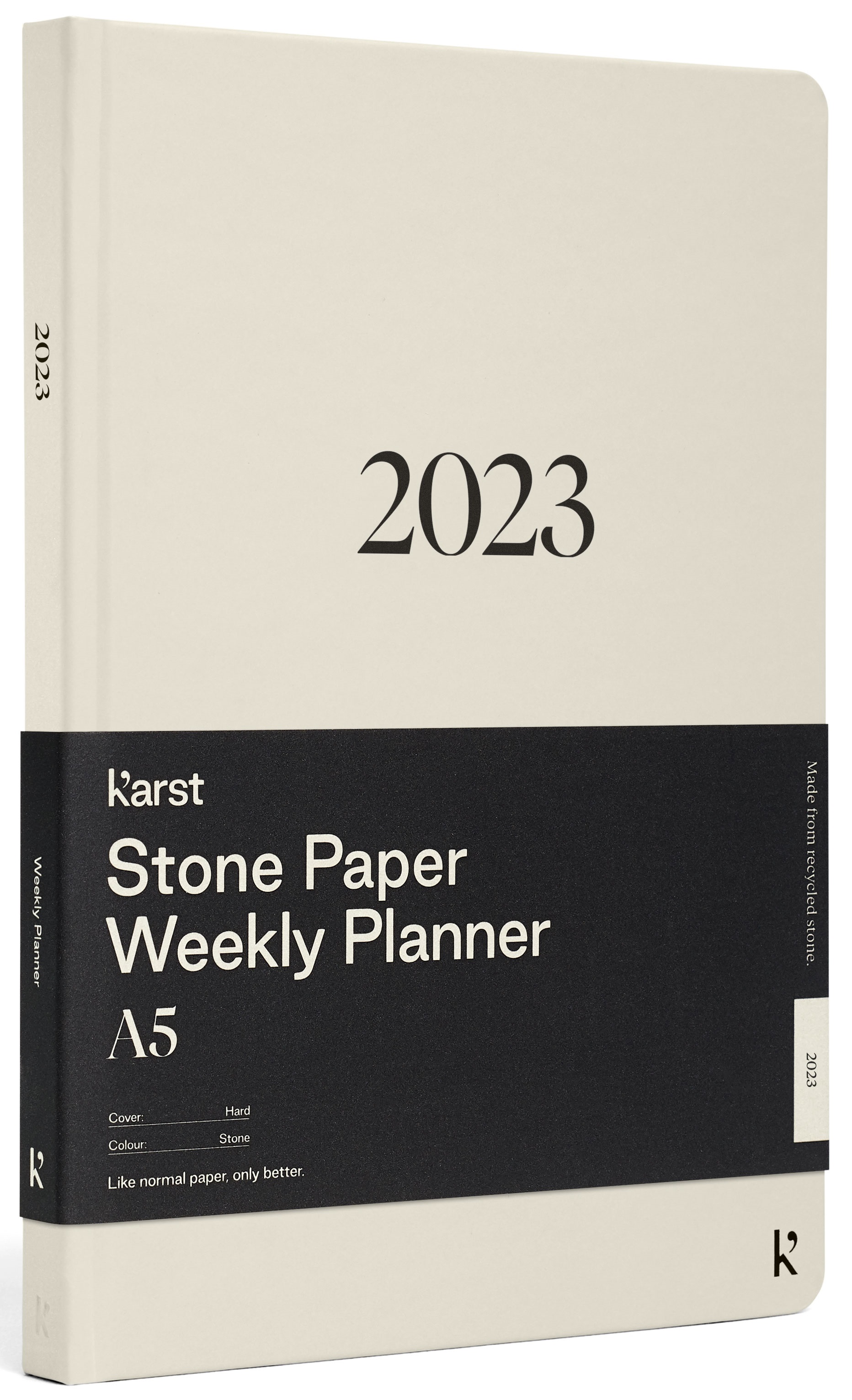 Agenda Weekly Planner A5 2023 - Stone | Karst
