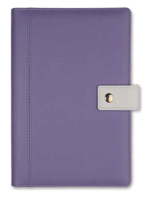 Agenda - Organizer A6 - Hartie liniata - Lilac Purple | Quartz Office - 2 | YEO