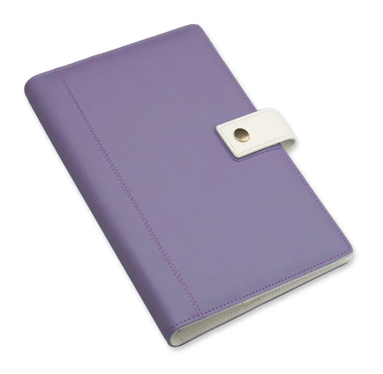 Agenda - Organizer A6 - Hartie liniata - Lilac Purple | Quartz Office