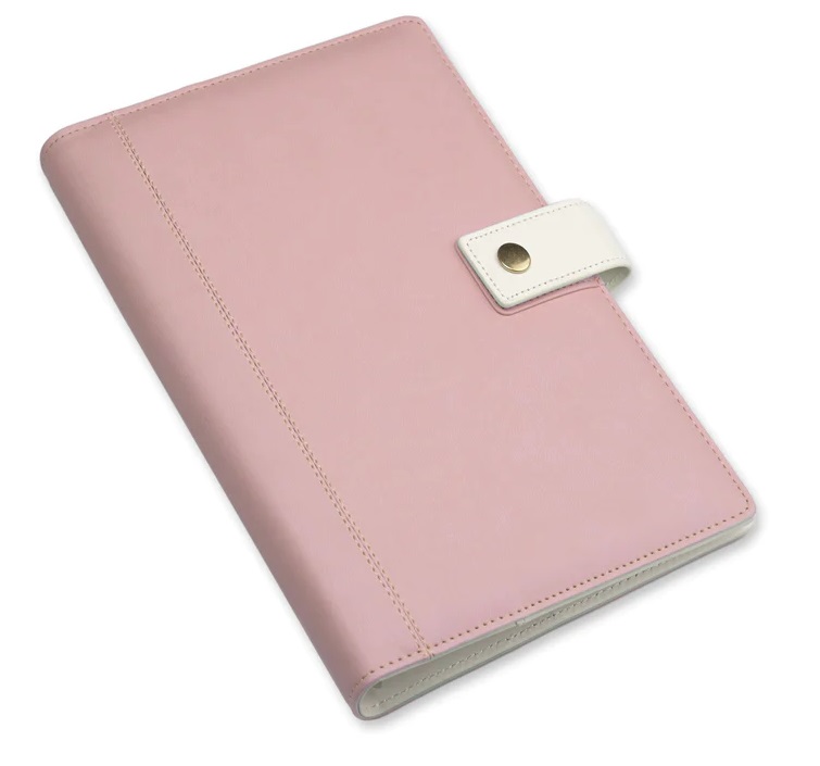 Agenda - Organizer A6 - Hartie liniata - Blush Pink | Quartz Office