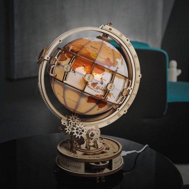 Puzzle mecanic - Rokr - Luminous Globe | Robotime