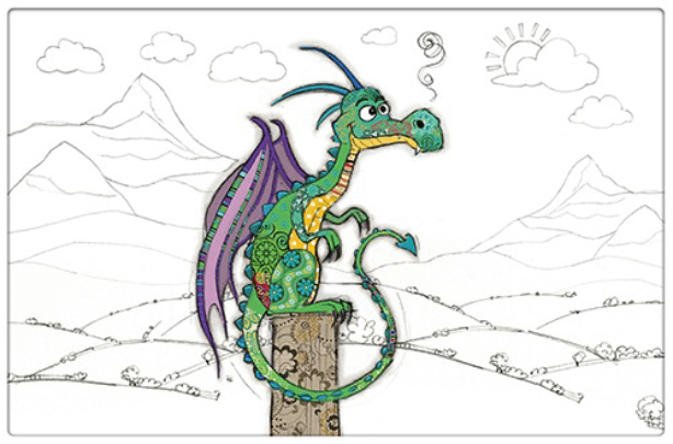 Suport pentru farfurie - Kook - Enfants Dragon