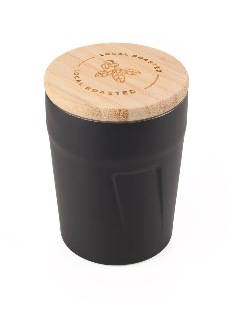 Cana termica - Bamboo Espresso Doppio Engraved Lid - Negru | Troika - 1 | YEO