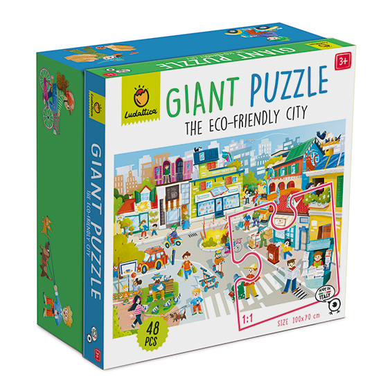 Puzzle - Giant Puzzle - The Eco Friendly City | Ludattica