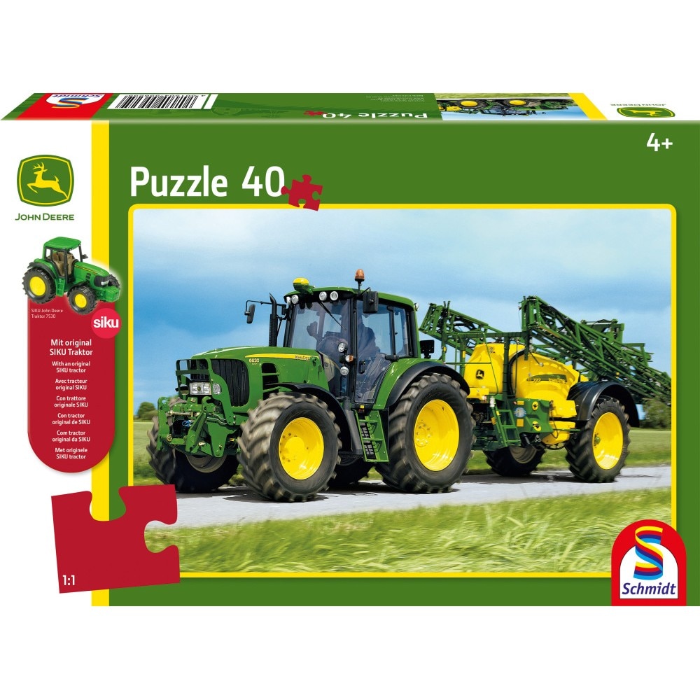 Puzzle 40 piese - Tractor 6630 with Sprayer | Schmidt