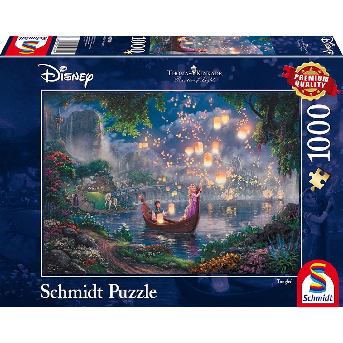 Puzzle 1000 piese - Thomas Kinkade - Rapunzel | Schmidt