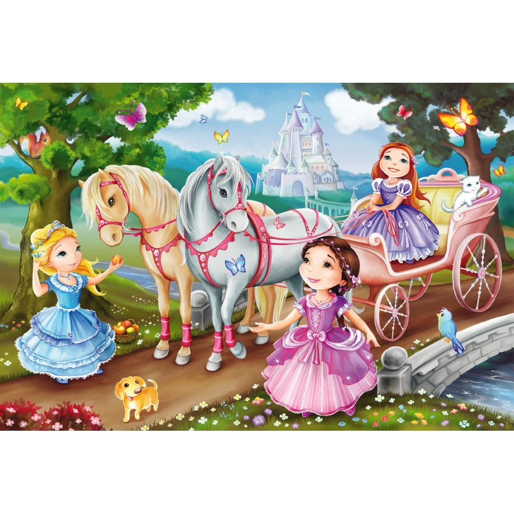 Puzzle 3x24 piese - Fairytale Princesses | Schmidt - 3