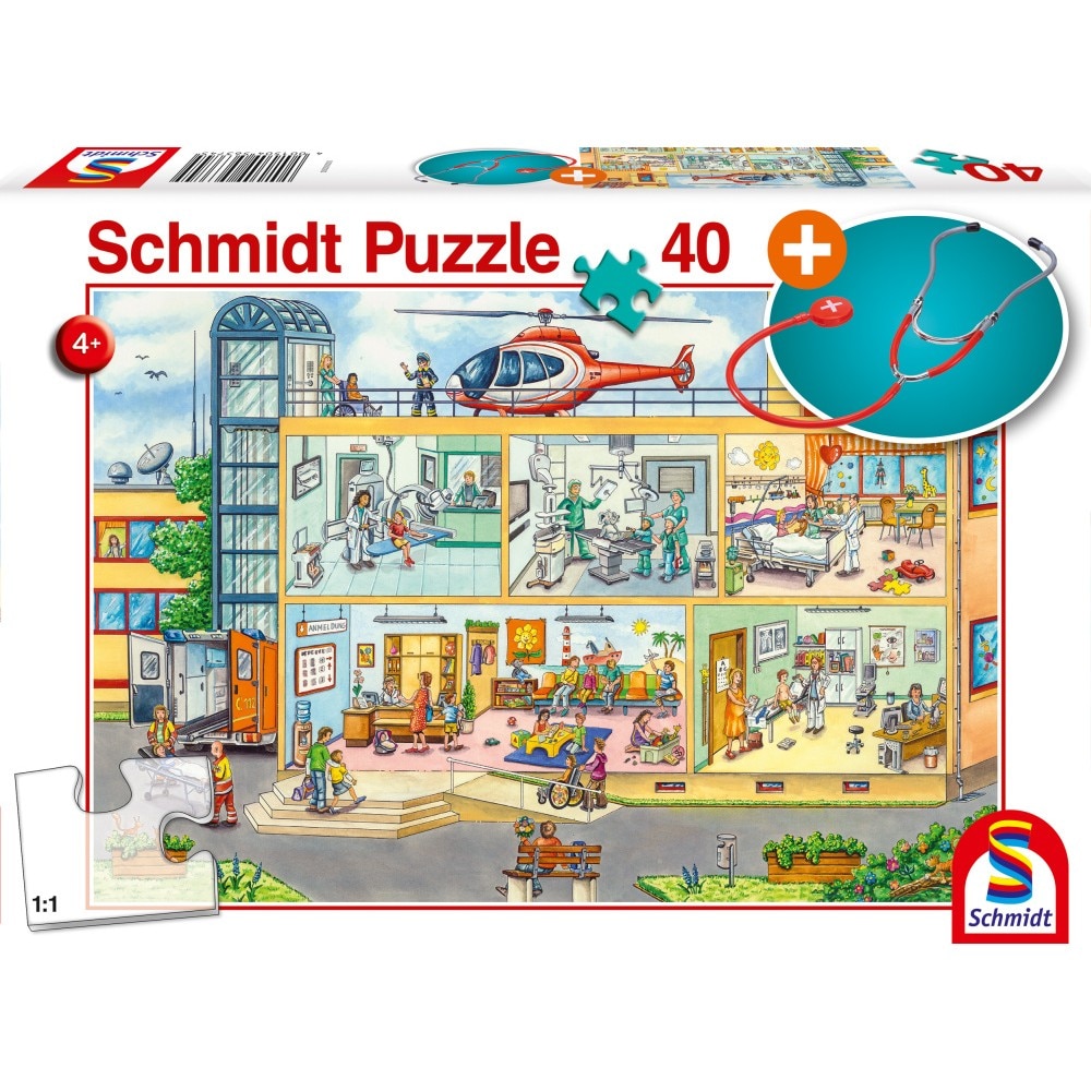 Puzzle 40 piese - At The Children’s Hospital | Schmidt