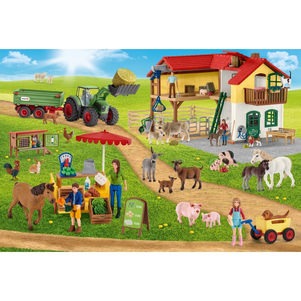 Puzzle 100 piese - Farm and Farm Shop | Schmidt