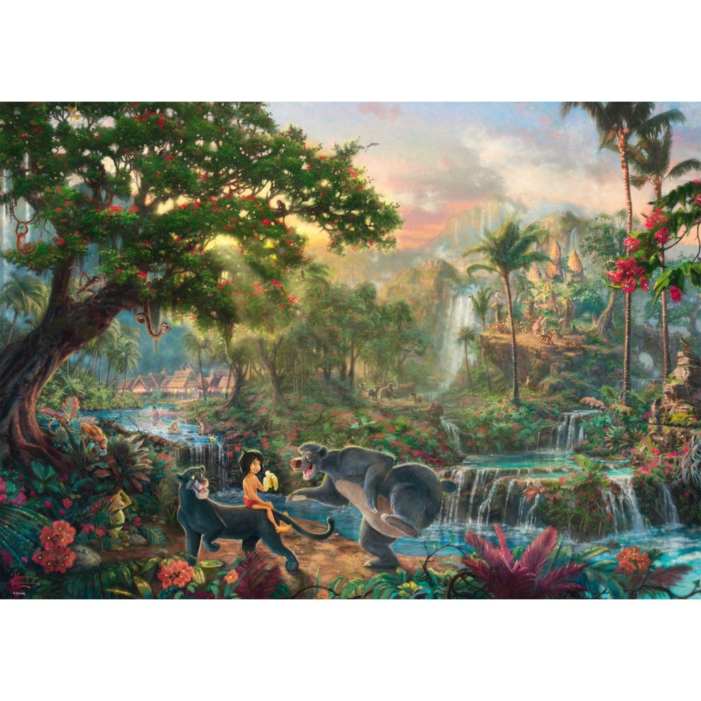 Puzzle 1000 piese - Thomas Kinkade - The Jungle Book | Schmidt - 1