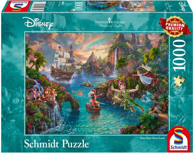 Puzzle 1000 piese - Thomas Kinkade - Peter Pan | Schmidt