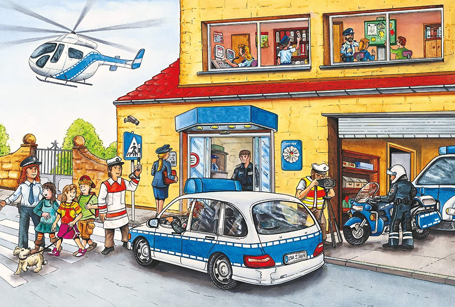 Puzzle 60 piese - Police Helicopter | Schmidt - 2
