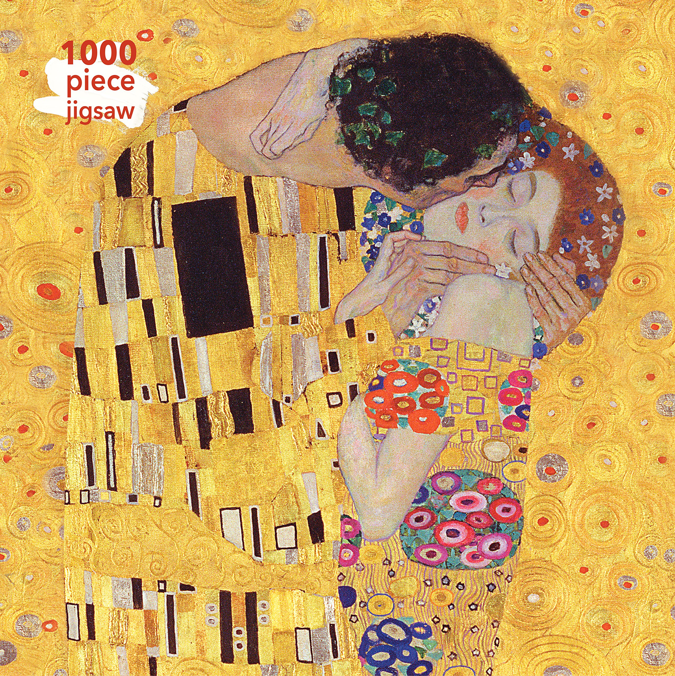 Puzzle - Jigsaw Gustav Klimt: The Kiss | Flame Tree Publishing