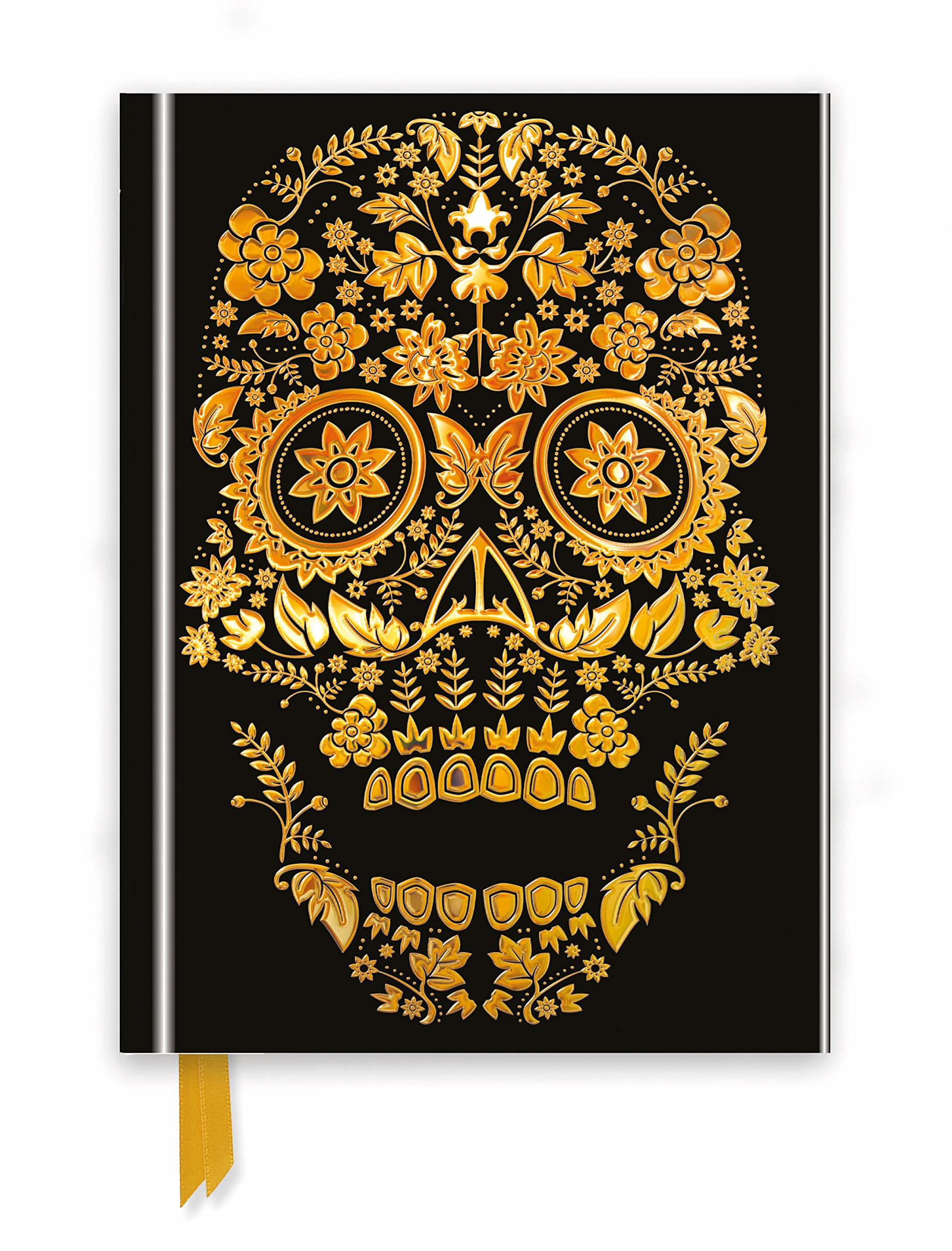 Jurnal - Gold Sugar Skull | Flame Tree Publishing