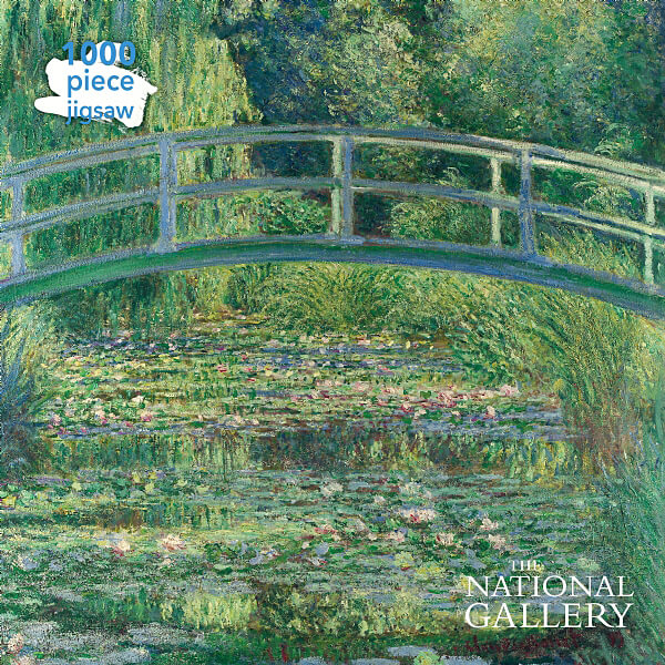 Puzzle - National Gallery - Monet: Bridge over Lily Pond | Flame Tree Publishing