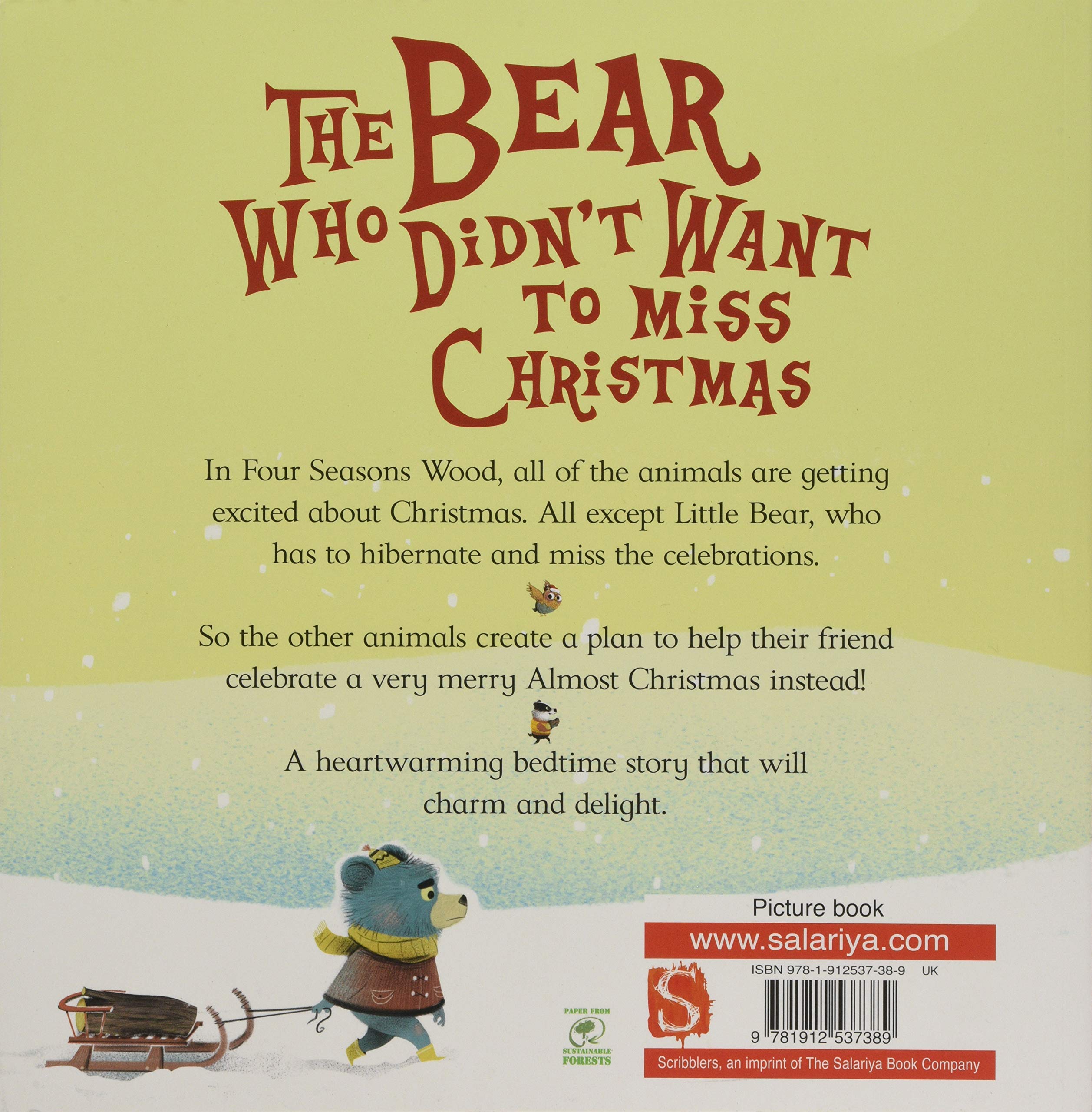 The Bear Who Didn\'t Want To Miss Christmas | Marie Tibi