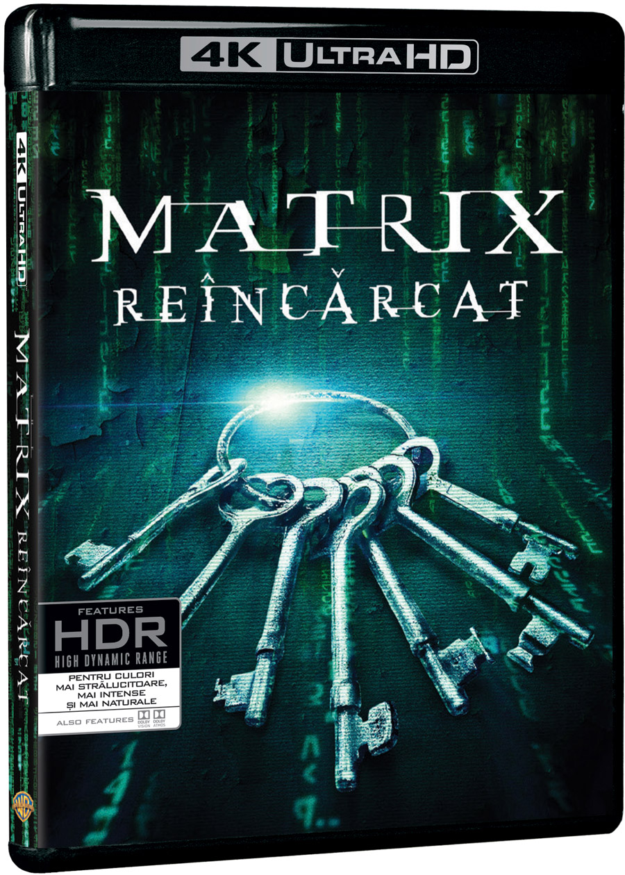 Matrix: Reincarcat 4K UHD / The Matrix Reloaded | Lana Wachowski, Lilly Wachowski