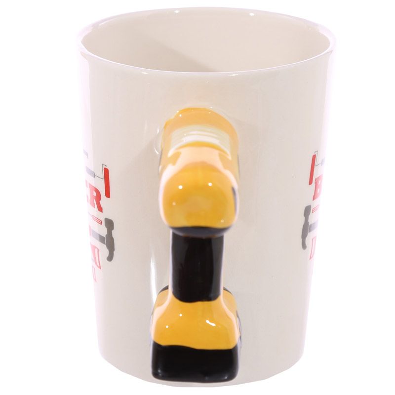 Cana - Ceramic Shaped - Electric Drill with Builder Decal | Puckator