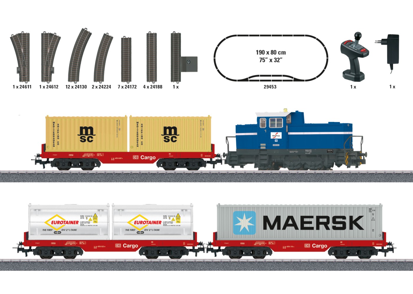 Set trenulet - Container Train Starter Set | Marklin