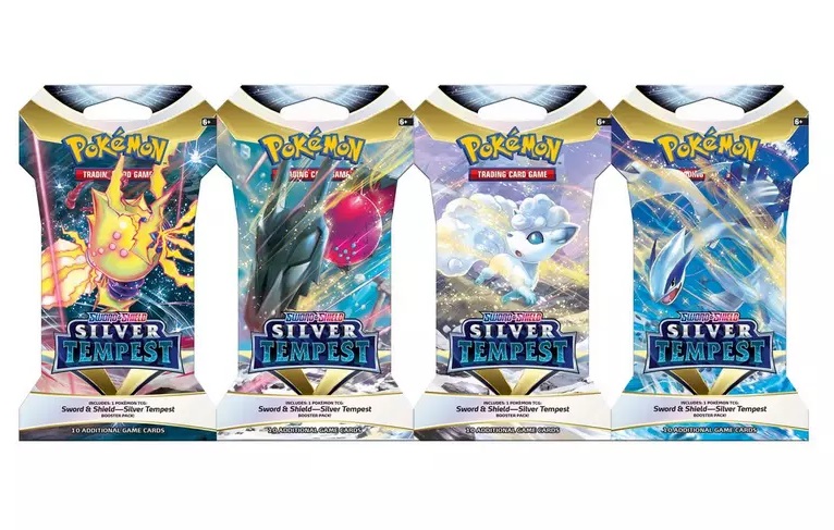 Joc de carti - Pokemon TCG: Sword & Shield Silver Tempest Sleeved - mai multe modele | The Pokemon Company