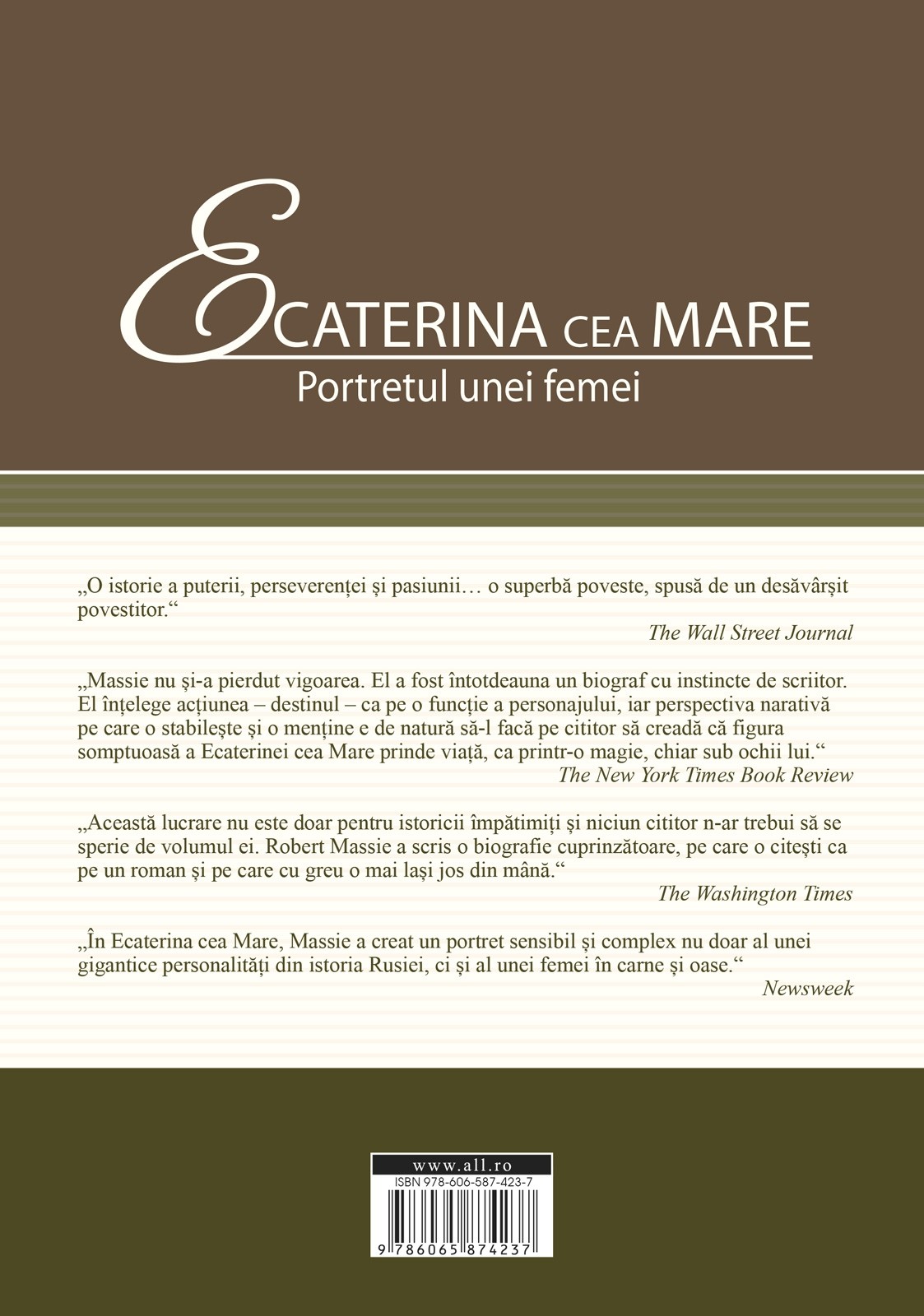 Ecaterina cea Mare. Portretul unei femei | Robert K. Massie ALL poza bestsellers.ro