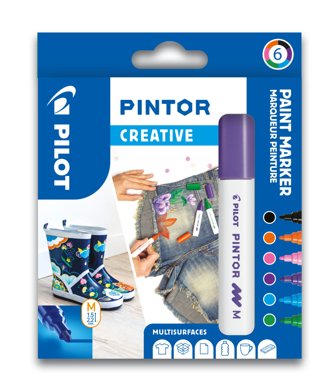 Set creativ - Pintor - 6 culori | Pilot