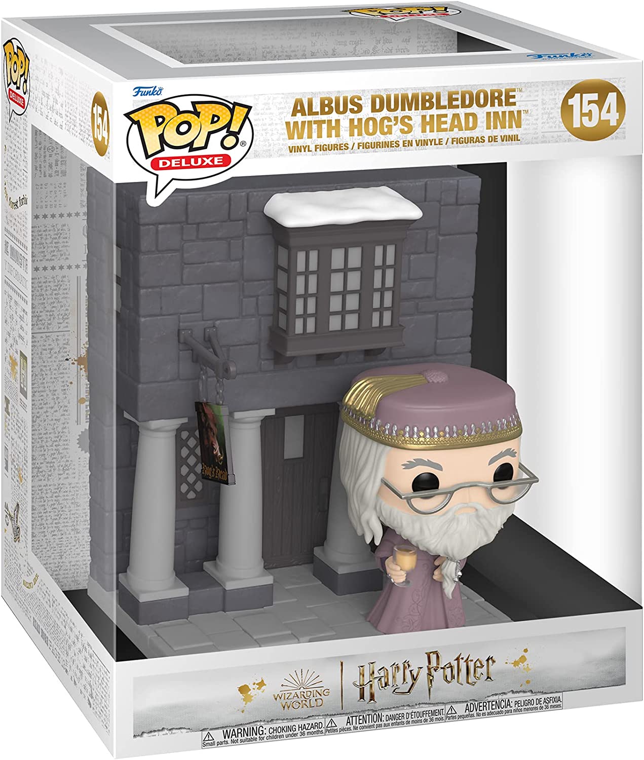 Figurina - Harry Potter - Albus Dumbledore with Hog\'s Head Inn | Funko - 2 | YEO