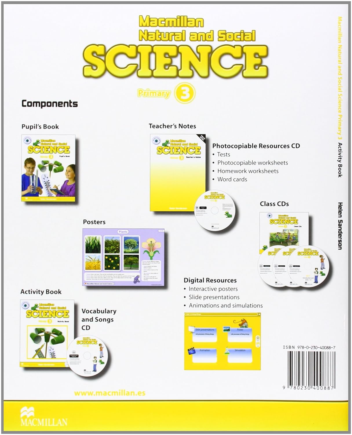 Macmillan Natural and Social Science 3 - Activity Book | Helen Sanderson