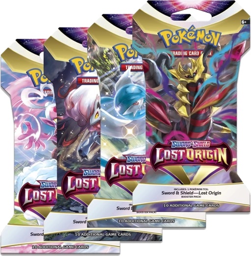 Joc de carti - Pokemon TCG: Sword & Shield Lost Origin Sleeved Booster - mai multe modele | The Pokemon Company