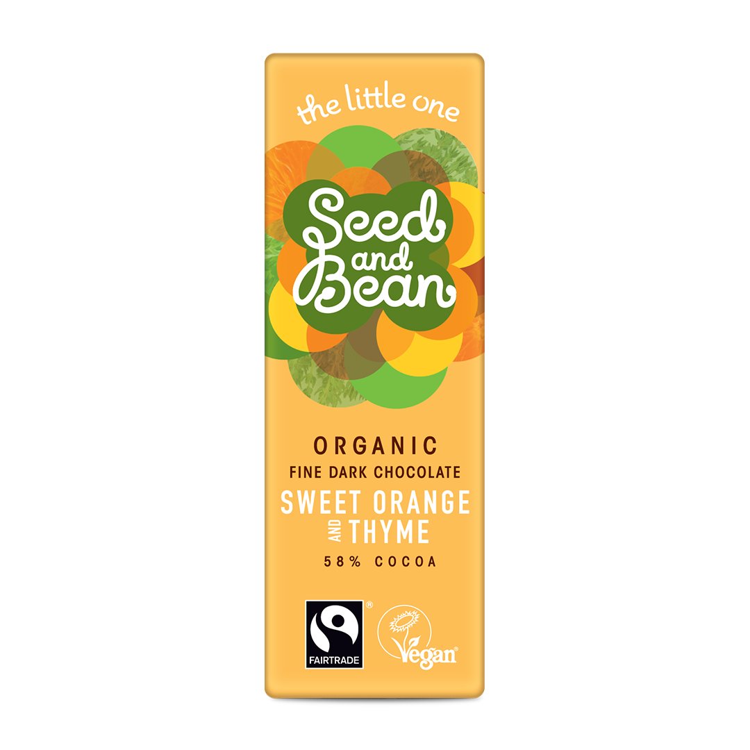 Ciocolata neagra - Fairtrade organic orange Bio | Organic Seed & Bean Company