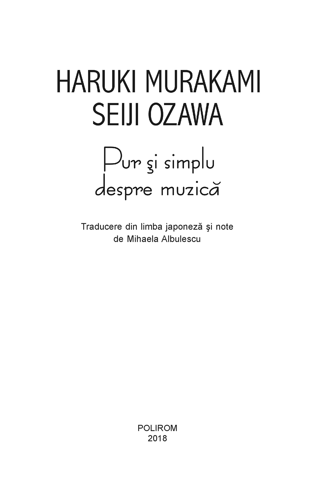 Pur si simplu despre muzica | Haruki Murakami, Seiji Ozawa carturesti.ro imagine 2022