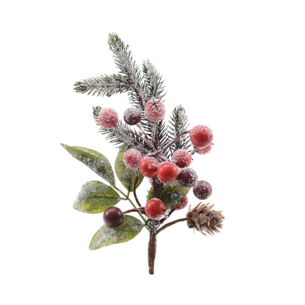  Decoratiune - Pick Berries Snow | Kaemingk 