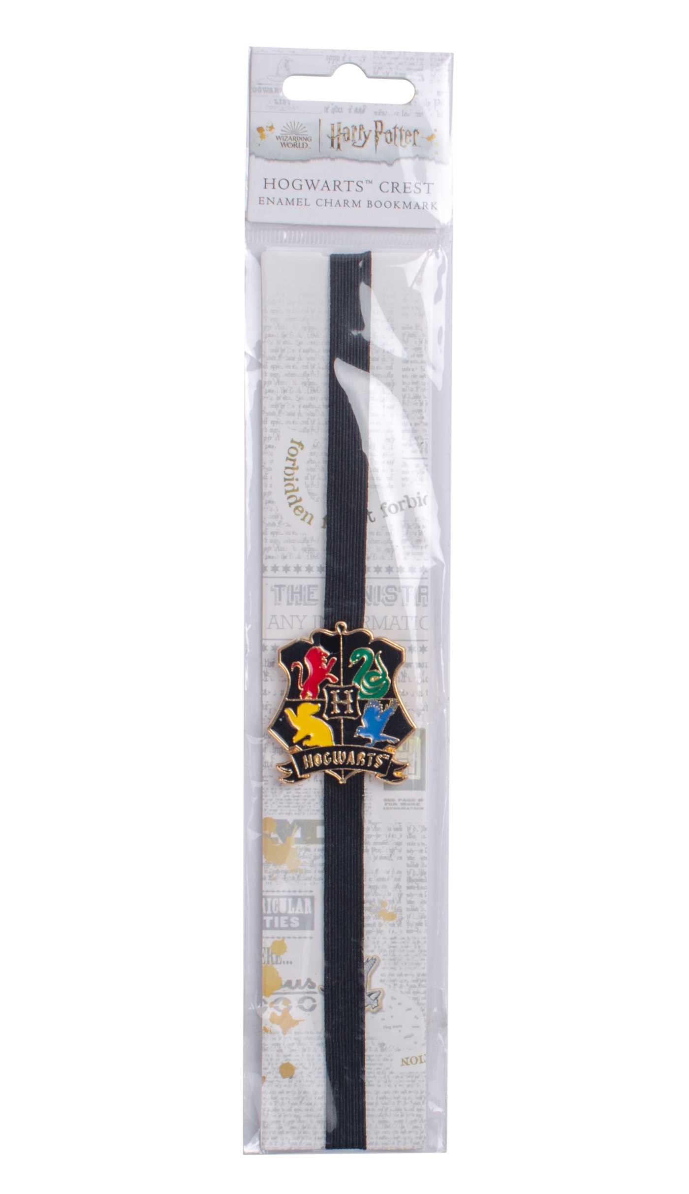 Semn de carte - Harry Potter: Hogwarts Crest Enamel Charm Bookmark | Insight Editions