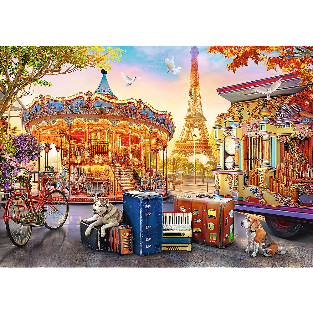 Puzzle 500 piese - Holidays in Paris | Trefl