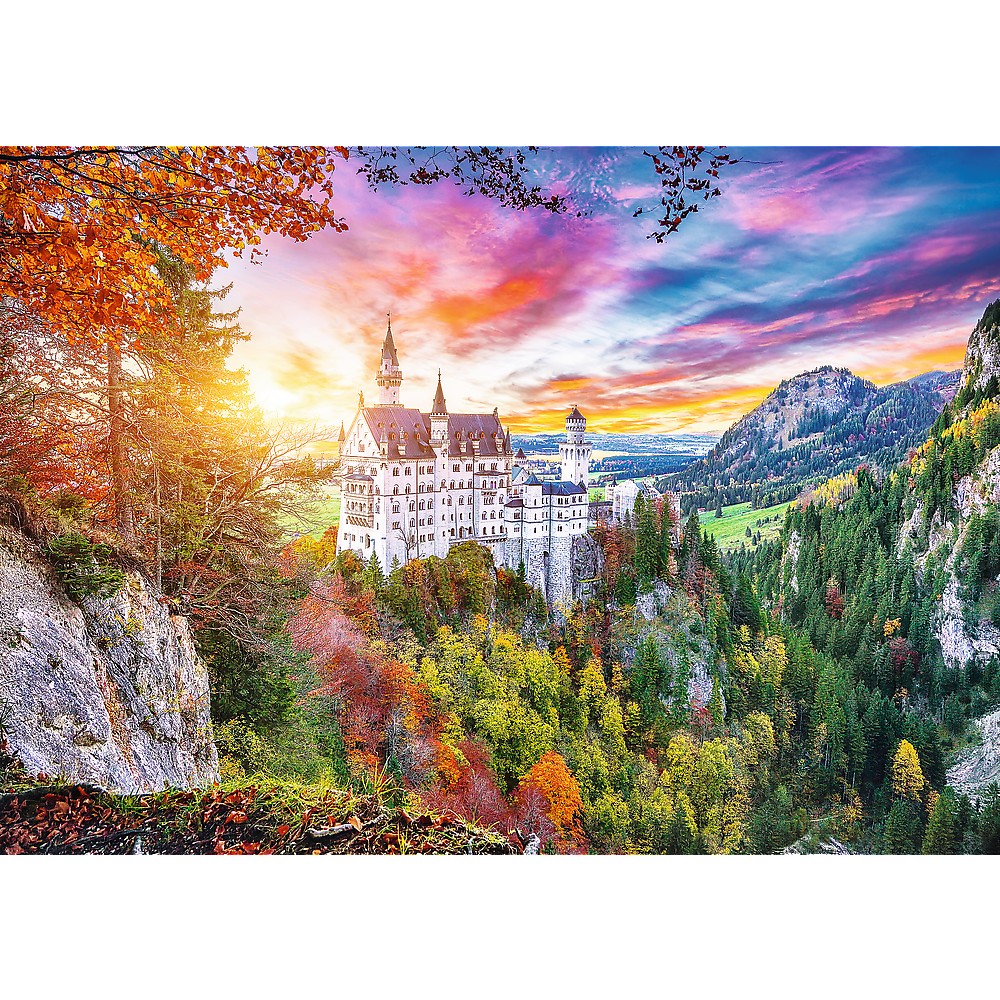 Puzzle 500 piese - Neuschwanstein Castle | Trefl - 1