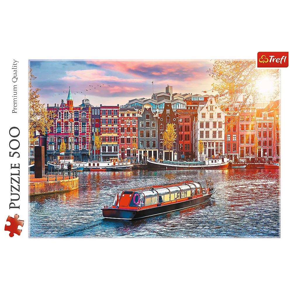 Puzzle 500 piese - Amsterdam - Netherlands | Trefl - 2